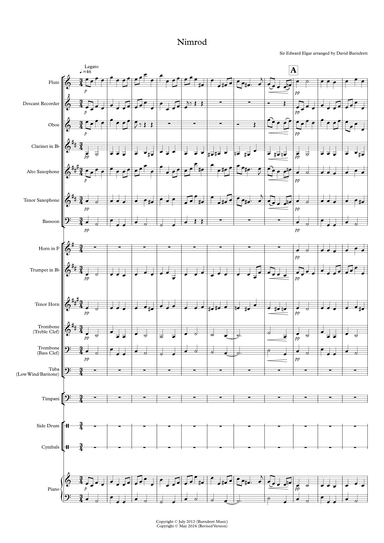 Nimrod for School Wind Band (arr. David Burndrett)