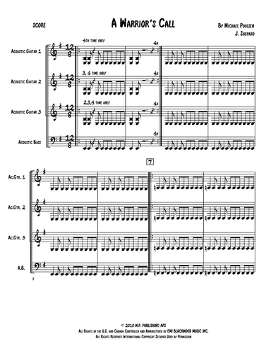 A Warrior's Call (arr. Jeremy Shepard)