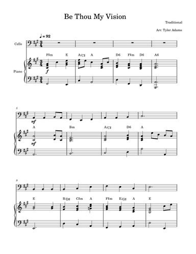 Be Thou My Vision (arr. Tyler Adams)