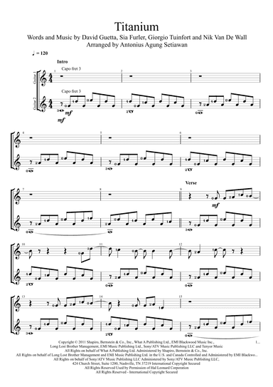 Titanium (arr. Antonius Agung Setiawan)