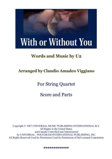 With Or Without You (arr. Claudio Amadeo Viggiano)