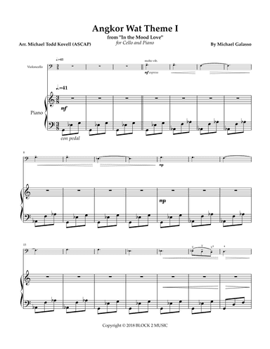 Angkor Wat Theme I (arr. Michael Todd Kovell)