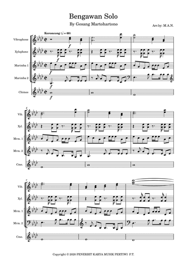Bengawan Solo (arr. Azrai Norzuki)