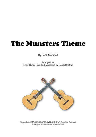 The Munsters Theme (arr. Derek Hasted)