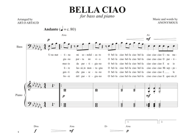 Bella Ciao (arr. Art.o Artaud)
