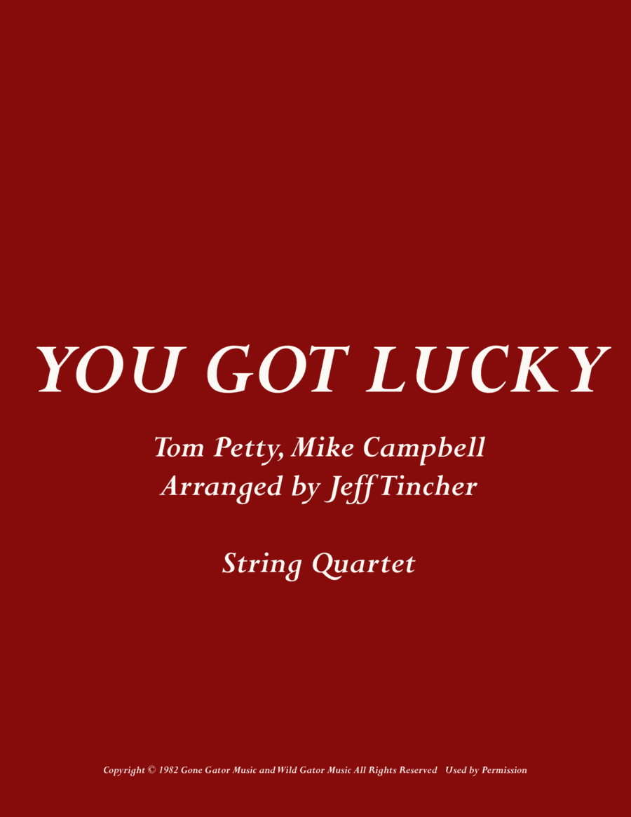 You Got Lucky (arr. Jeff Tincher)