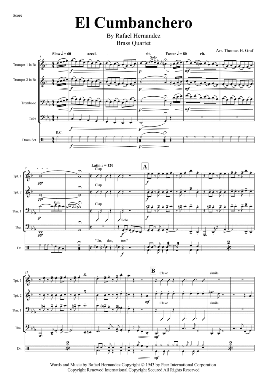 El Cumbanchero (arr. Thomas Graf)