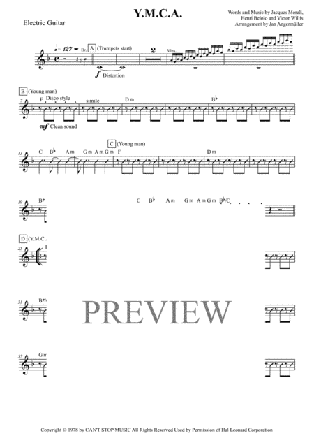 Y.M.C.A. (arr. Jan Angermüller)
