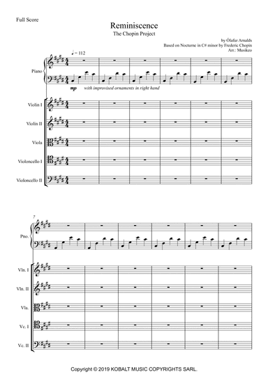 Reminiscence (arr. Musikeo)
