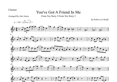 You've Got A Friend In Me (arr. Alex Souza)
