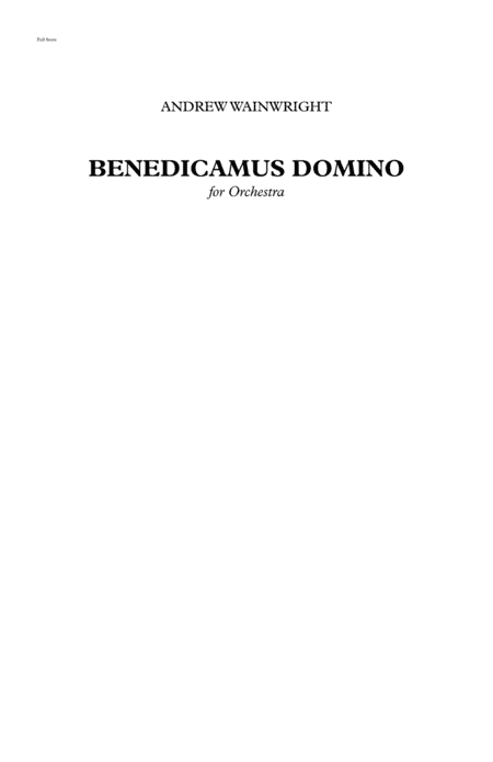 Benedicamus Domino