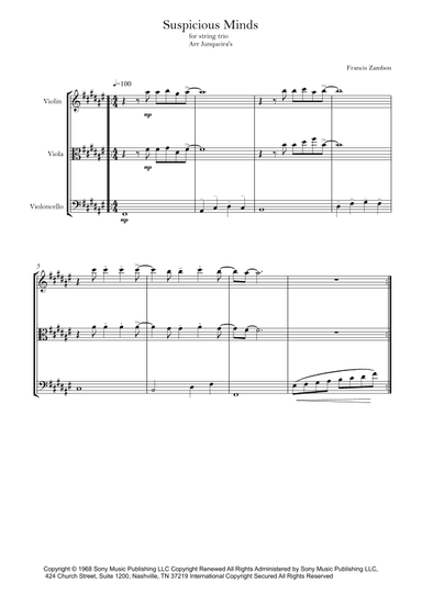 Suspicious Minds (arr. Junqueira's)