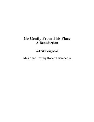 Go Gently From This Place