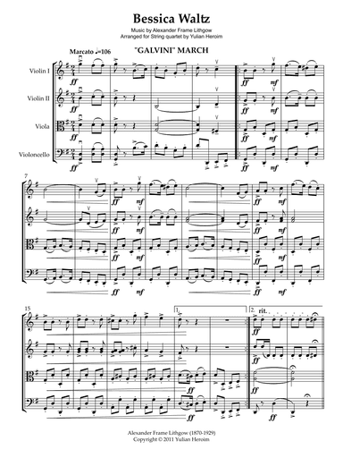 Bessica Waltz (arr. Yulian Heroim)
