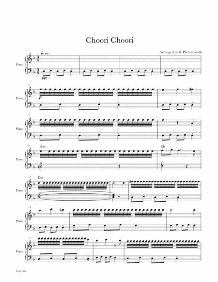 Choori Choori (arr. Premanandh .R)