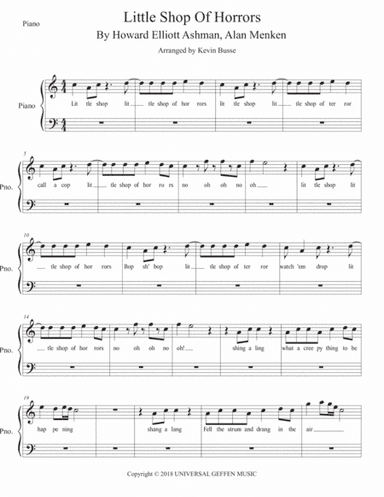 Little Shop Of Horrors (arr. Kevin Busse)