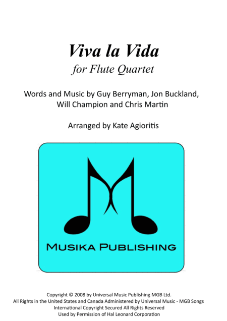 Viva La Vida (arr. Kate Agioritis)