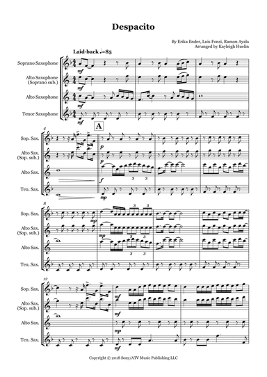 Despacito (arr. Kayleigh Huelin)
