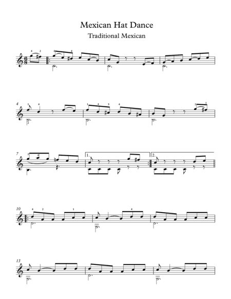 Mexican Hat Dance (arr. Milan Mitic)