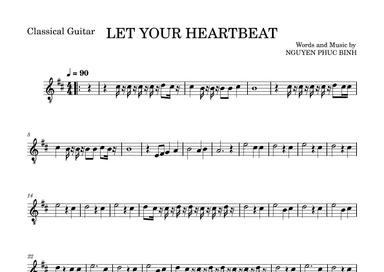 LET YOUR HEARTBEAT (arr. NPB)