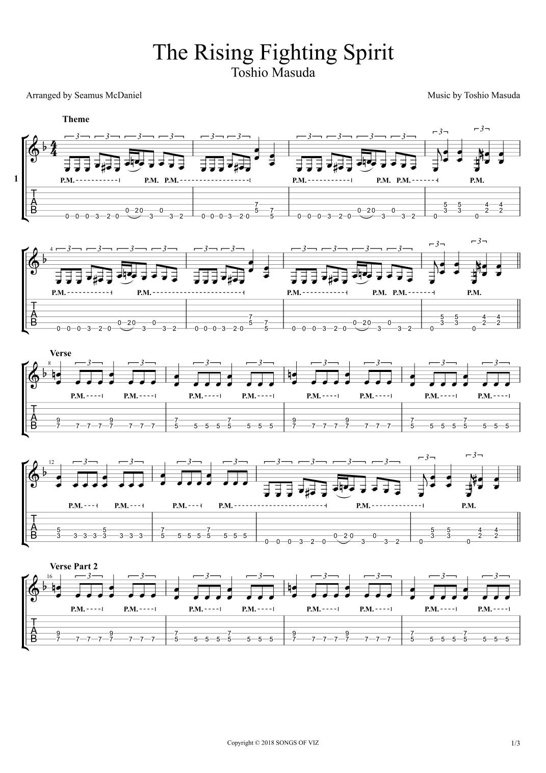 The Rising Fighting Spirit (arr. Seamus McDaniel)