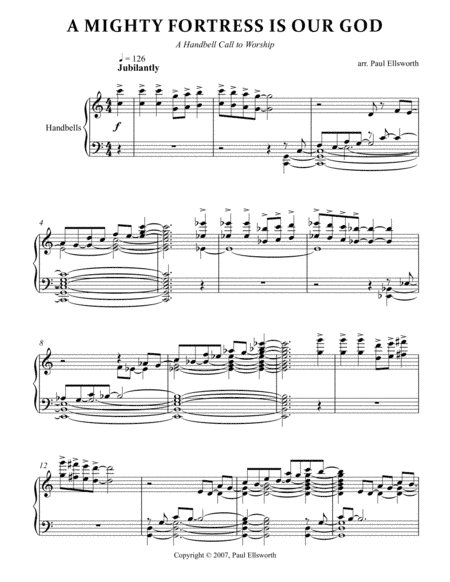 A Mighty Fortress Is Our God (arr. Paul Ellsworth)