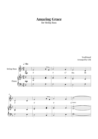 Amazing Grace (arr. GDJ)