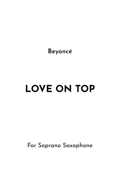 Love On Top (arr. Jireh J.)