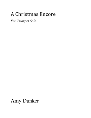 A christmas Encore (arr. Amy Dunker)