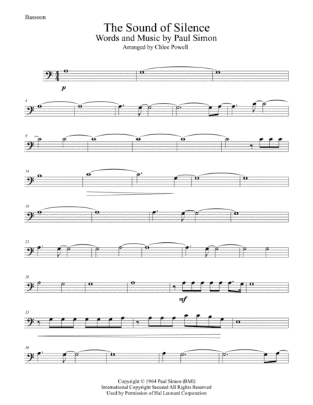 The Sound Of Silence (arr. Chloe Powell)