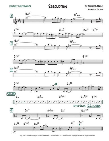 Resolution (arr. Rob Ames)