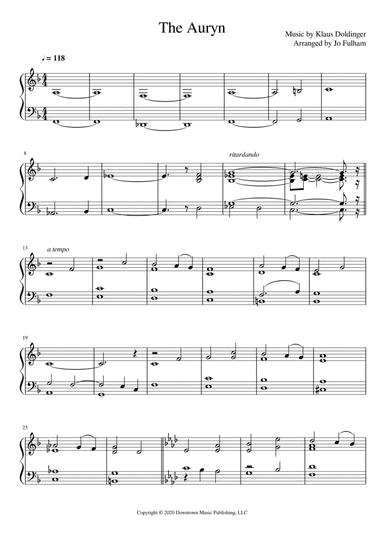 The Auryn (arr. Jo Fulham)