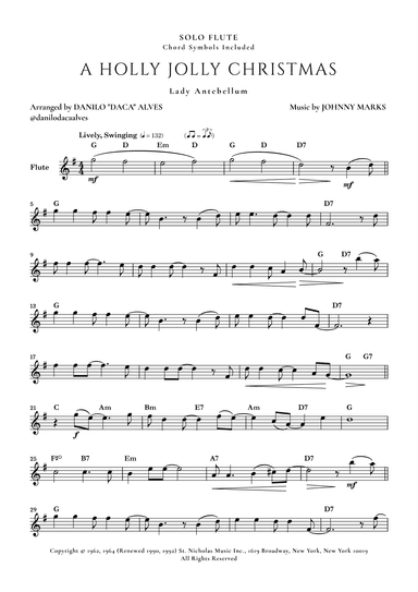 A Holly Jolly Christmas (arr. Danilo “Daca” Alves)