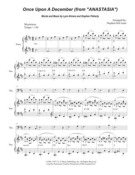Once Upon A December (arr. Stephen DeCesare)