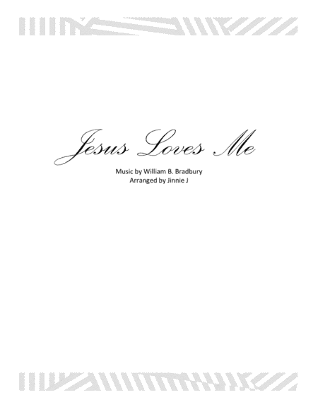 Jesus Loves Me - Piano (arr. Jinnie J)