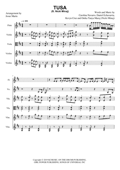 Tusa (arr. Josué Marín)