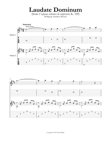 Laudate Dominum (arr. Mark Phillips)