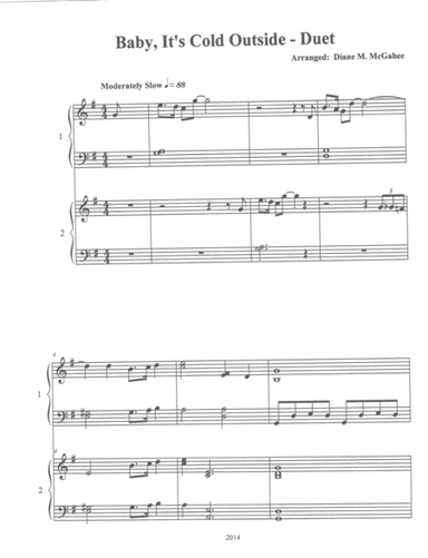 Baby, It's Cold Outside (arr. Diane M. McGahee)