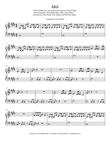 Idol (arr. Grace Odell)