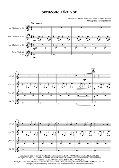 Someone Like You (arr. Kayleigh Huelin)