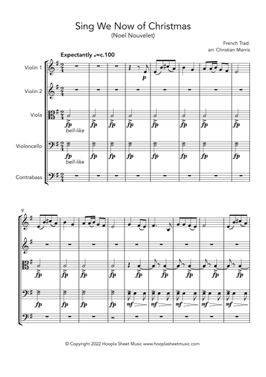 Sing We Now of Christmas (Noël Nouvelet) (arr. Christian Morris)