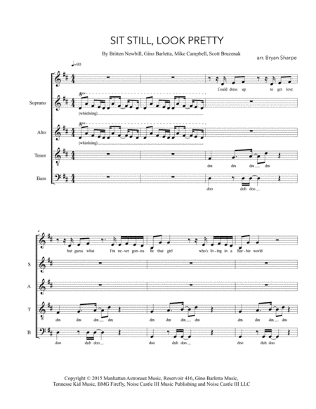 Sit Still, Look Pretty (arr. Bryan Sharpe)