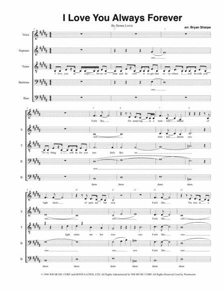 I Love You Always Forever (arr. Bryan Sharpe)