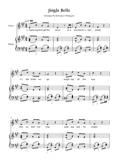 Jingle Bells (arr. Henrique F Mangoni)