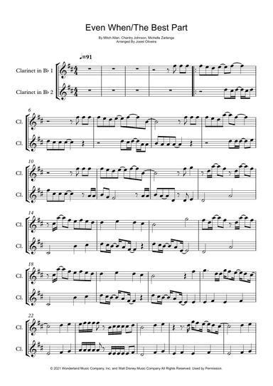 Even When/the Best Part (arr. Josiel Oliveira)