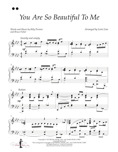 You Are So Beautiful (arr. Lorie Line)