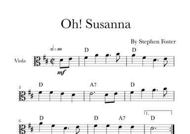 Oh! Susanna (arr. Glauco Fernandes)