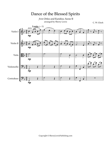 Dance of the Blessed Spirits (arr. Sherry Lewis)
