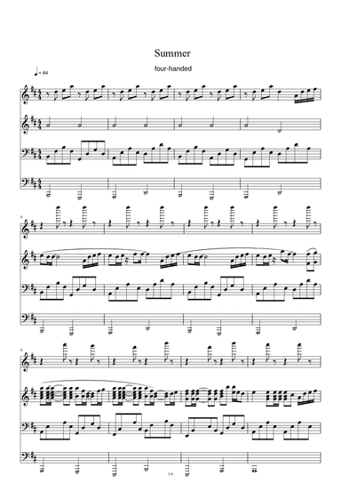 Summer (arr. Joe Hisaishi)
