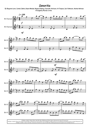 Senorita (arr. Nicolás Cortés Castillo)